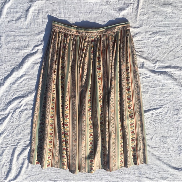 Vintage 100% Silk Skirt